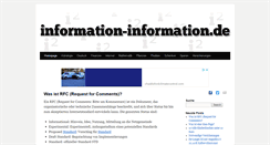 Desktop Screenshot of information-information.de